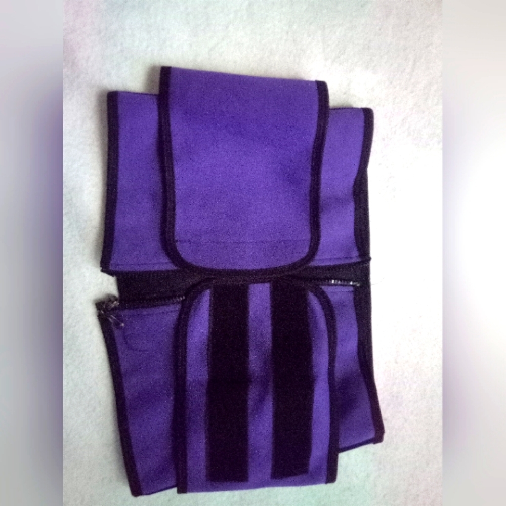 Waist Trainer, Size: L, Color: Purple/Blk